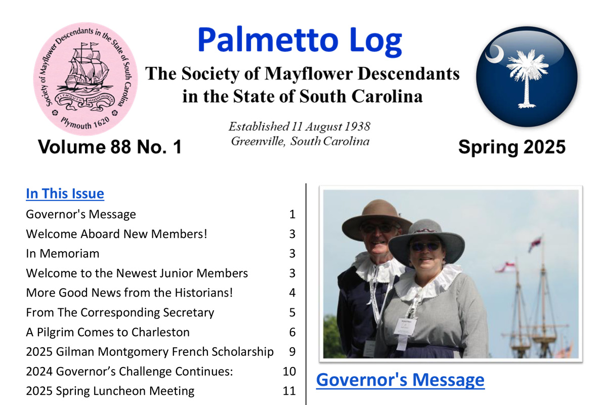 Palmetto Log Spring 2025